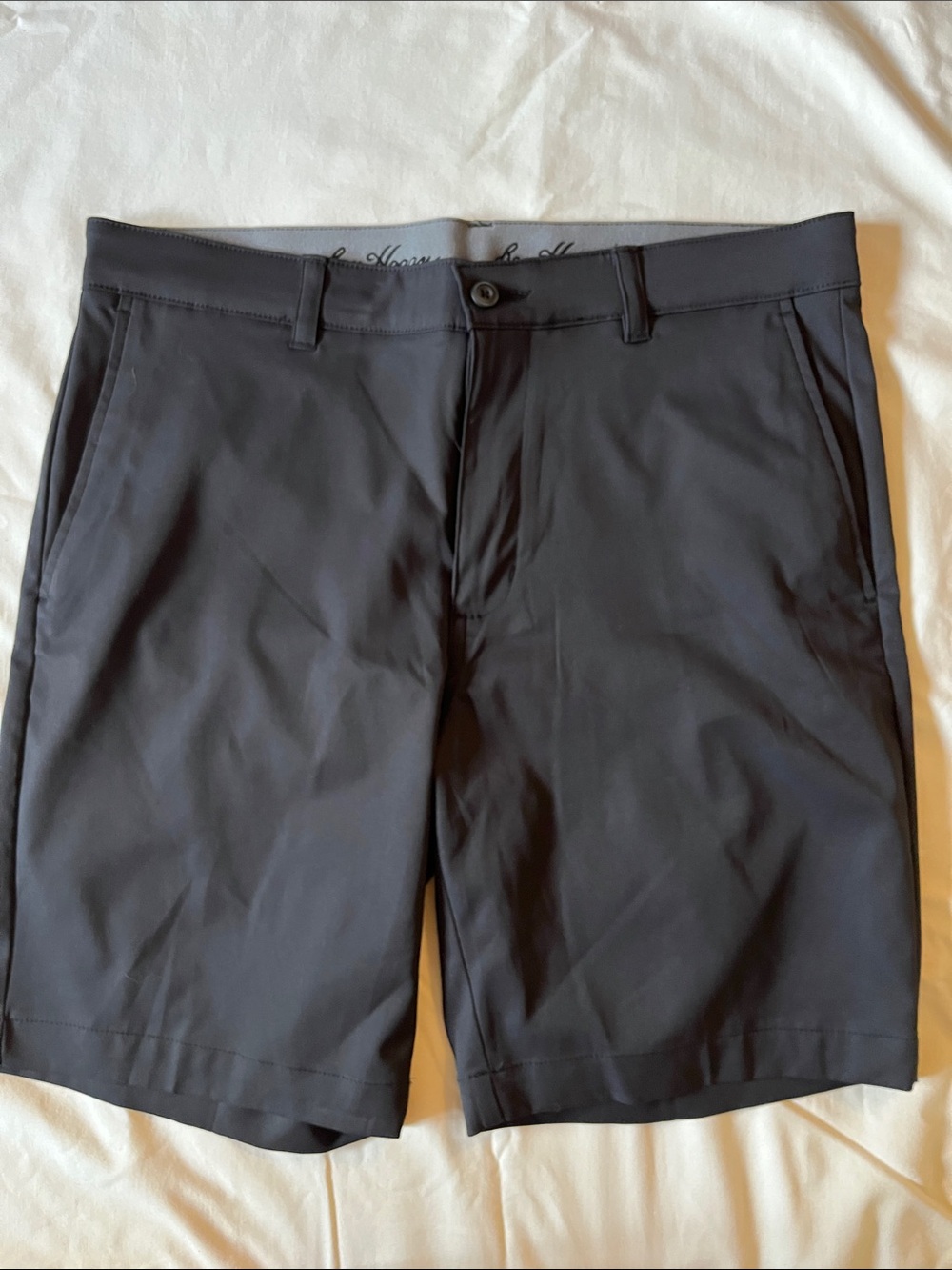 Men's Black Performance Golf Shorts